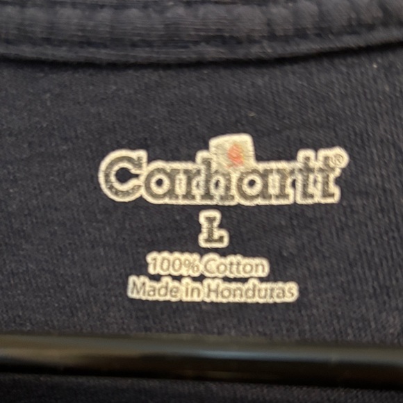 Carhartt Dark Blue Cotton Shirt - Picture 2 of 3